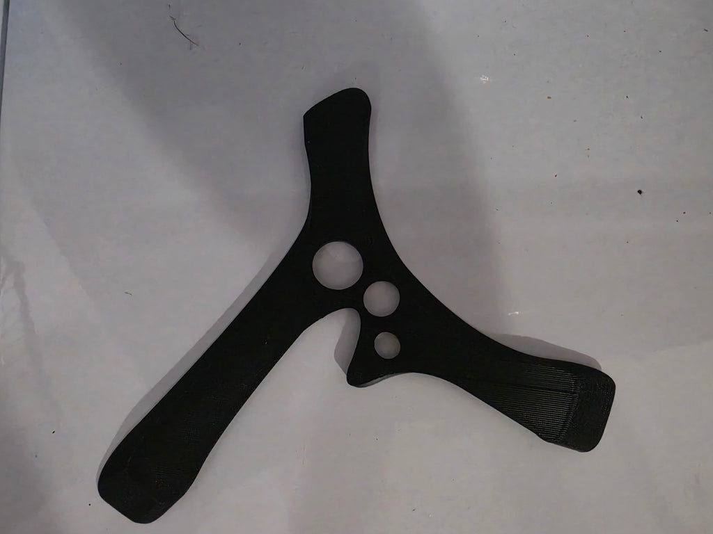 3D printed tri-wing boomerang from Jackson's Printing