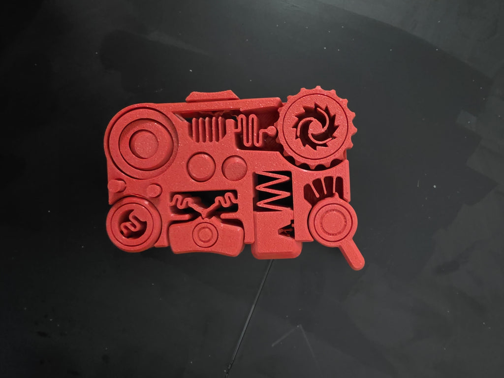 3D printed 12-in-1 fidget toy from Jackson's Printing