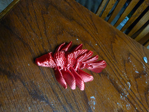 Movable articulated 3D printed Betta fish product view